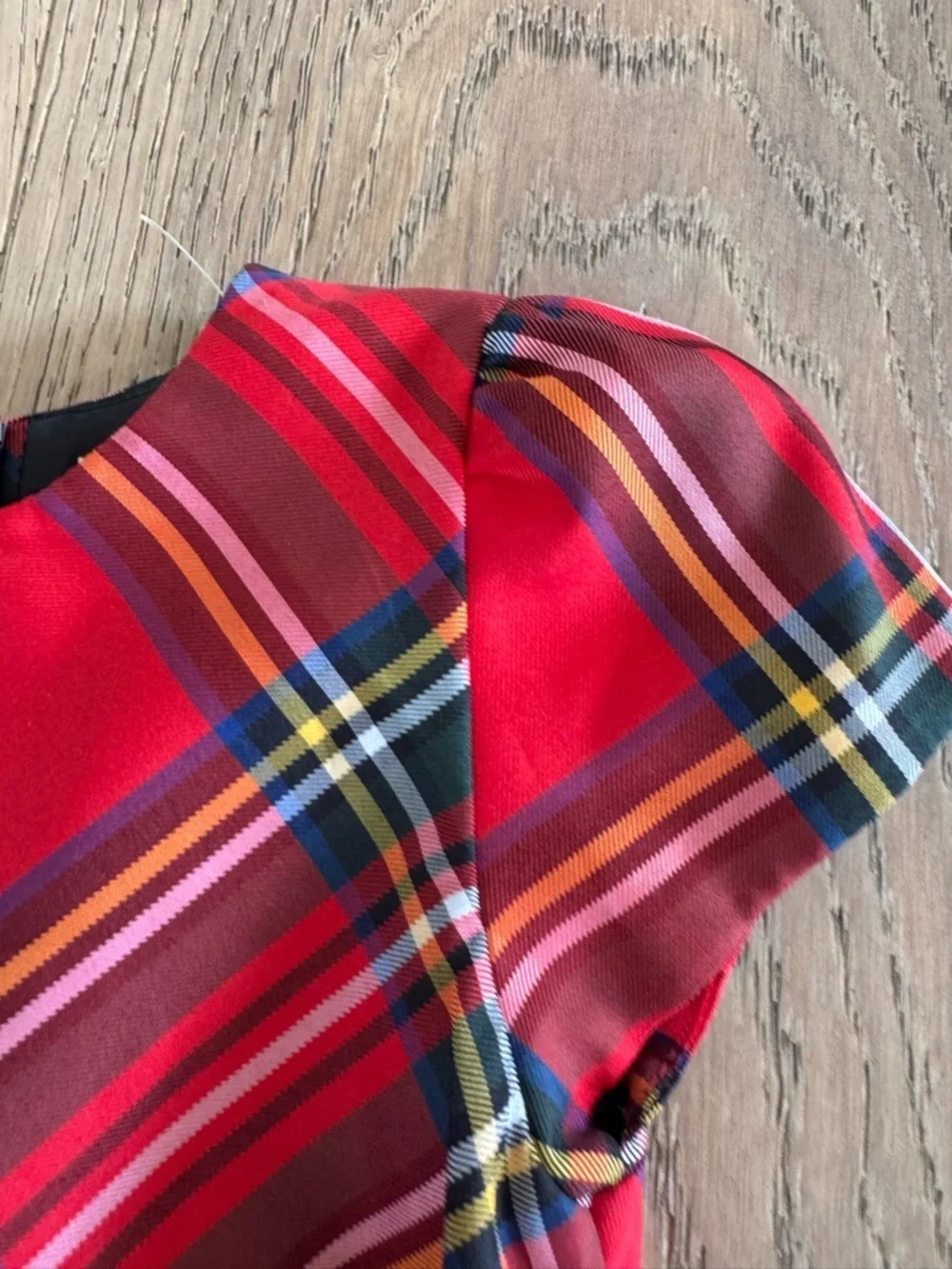 Ralph Lauren Baby Dress with Bloomers Red Tartan Plaid Size 9M